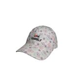Kitti Spteks Kitti 4-8 Yaş Kız Çocuk Bej Renk Çiçek Baskı Desen Şık Ve Rahat Yazlık Kep Şapka