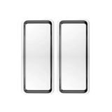 Kittiwake Home Life 2 Adet Gümüş Dar Dikdörtgen Metal Sunum Tepsisi 33X13 cm – Paslanmaz Çelik Düz Çay Kahve Tatlı Servis Tepsisi Seti KHL60002-1