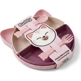Kitty 7 Parça Mama Tabağı Seti, Bölmeli, Bpa Içermez, Bulaşık Makinesinde Yıkanabilir (Pemb - Genel