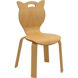 Kitty Naturel Ahşap Çocuk Sandalyesi 2 - 7 Yaş - Kahverengi