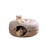 kittycat Kedi Evi 60x28 Büyük Boy Donot Doğal Nefes Alan Kalın Keçe