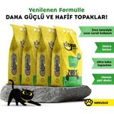 Kityus Kokusuz Kedi Kumu 4x5 kg - İnce Taneli Topaklaşan 4'lü Avantaj Paketi Ekstra Tozsuz