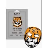Kiva Kaplan Kağıt Yüz Maskesi Nemlendirici Aydınlatıcı Sheet Face Mask Cilt Bakım Maskesi