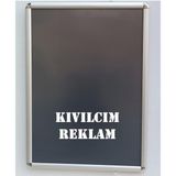 Kıvılcım 11 Adet B2 - 50 x 70 cm Alüminyum Açılır Kapanır Rondo Çerçeve