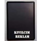 Kıvılcım 5'li Paket - B2 50 x 70 cm Siyah Alüminyum Rondo Çerçeve
