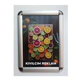 Kıvılcım A4 Alüminyum Açılır Kapanır Rondo Çerçeve 21 cm x 30 cm 20 Adet