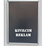 Kıvılcım Plastik ve Reklam Ürünleri 11 Adet B2 Ölçü 50X70CM Alüminyum Açılır Kapanır Rondo Çerçeve