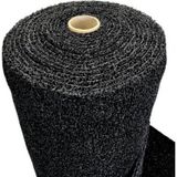 Kıvırcık Kapı Önü Dış Mekan Paspas / Kalınlık : 14 Mm. / En : 1.20 M. - Boy : 1 Metre / Siyah
