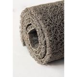 Kıvırcık Kapı Önü Dış Mekan Paspas / Kalınlık : 14 Mm. / En : 1.20 M. - Boy : 2 Metre / Gri - 120 x 200 cm