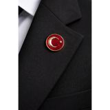 Kıvırcıkyoga Ay yıldız yeni tasarım rozet ay yıldız rozeti