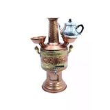 Kıvraklar Semaver ve Bakırcılık Bakır Semaver 5 Lt Demlik Ile Beraber