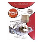Kiwa Metal Bulaşık Sepeti Çift Katlı Tabaklık Salsa Model Fma00015