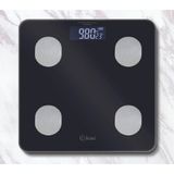 Kiwi Dijital Baskül Siyah Yağ Ölçer Özellikli ABS-1085 Vücut Kitle Endeksi Kilo Ölçer