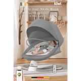 Kiwi Dolly 2in1 Otomatik Sallanan Kademe Ayarlı Beşik Ve Anakucağı - Antrasit siyah