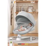 Kiwi Dolly 2in1 Otomatik Sallanan Kademe Ayarlı Beşik Ve Anakucağı - Gri gri