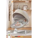 Kiwi Dolly 2in1 Otomatik Sallanan Kademe Ayarlı Beşik Ve Anakucağı - Kahverengi kahverengi