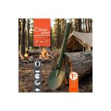 Kiwi Garden KGMS-701 Çok Amaçlı Katlanır Kürek Kamp Bahçe Kullanımı Kaymaz Sap