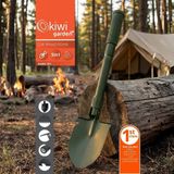 Kiwi Garden KGMS-701 Çok Amaçlı Katlanır Kürek Kaymaz Sap ile Kamp ve Bahçe Kullanımı İçin Dayanıklı