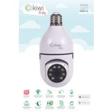 Kiwi Hareket Sensörlü, Gece Görüşlü Ampul Tipi Ip Kamera Kbaby-93