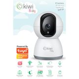 Kiwi IP Kamera 3MP Güvenlik Kamerası | 355° Dönüş & Gece Görüş & Wi-Fi & Tuya Uyumlu