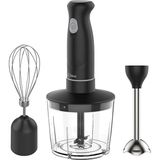 Kiwi KC-8219H Güçlü 500W Siyah El Blender Seti – Parçalama ve Çırpma Deneyimi, Paslanmaz Çelik Bıçak - Çok Renkli