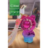 Kiwi Kfan-7400 Şarjlı Mini Fan, Pembe, Taşınabilir, Ultra Sessiz