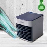 Kiwi KFAN-7613 3'ü 1 Arada Portatif LED Işıklı Hava Soğutucu Nemlendirici Temizleyici Gri Türkiye Menşeli