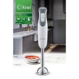 Kiwi KHB-4416 Paslanmaz Çelik Bıçaklı El Blenderi | Sessiz Motor & 2 Hız Ayarı - Beyaz