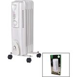 Kiwi KHT-8405 5 Dilimli Yağlı Radyatör Soba 1000W Isıtıcı Beyaz Renkli Kullanım Alanı İçin