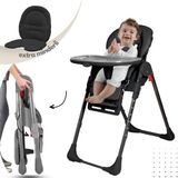 Kiwi Koala All In One Katlanır Tekerlekli Minderli Lüks Mama Sandalyesi - Siyah