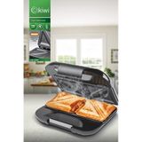 Kiwi KSM-2405T 750 W Mini Tost Makinesi siyah
