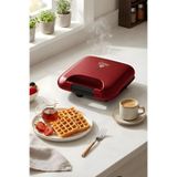 Kiwi KSM-2405W 750 W Waffle Makinesi Kırmızı