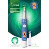 Kiwi KTB-6014 Döner Başlıklı Diş Fırçası Mavi | 5000 Darbe/Dk & 2 Dakika Zamanlayıcı & Yumuşak Uç