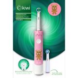 Kiwi KTB-6014 Döner Başlıklı Diş Fırçası Pembe | 5000 Darbe/Dk & 2 Dakika Zamanlayıcı & Yumuşak Uç