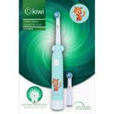 Kiwi Ktb 6015 Pilli Çocuk Diş Fırçası Yeşil Fil - Aslan Figürlü
