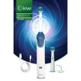 Kiwi KTB-6031 Şarjlı Döner ve Titreşim Başlıklı Diş Fırçası & Yedek Başlık | 600 mAh Li-Ion & IPX7