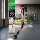 Kiwi KVC-4040BLF Şarjlı Dikey Süpürge - Kırmızı - 14,8 Volt - Montajsız