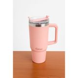 Kiwi Pipetli Termos - Pembe