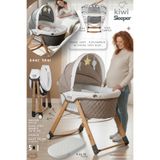 Kiwi Sleeper Portatif Beşik | Sallanır, Katlanır, Taşınabilir Sepet Beşik