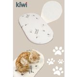 Kiwi Yüksek Dansiteli Organik Pamuk Dokulu Kedi & Köpek Yatağı, Minderi, Matı 70x50 cm
