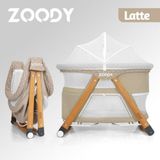Kiwi Zoody 3 İn 1 Bebek Besigi, Oyun Parki Ve Park Yatak Latte