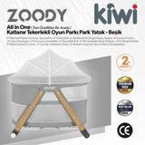 Kiwi Zoody 3 in 1 Bebek Beşiği, Oyun Parkı ve Park Yatak
