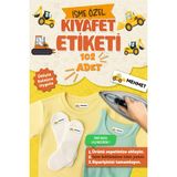 Kıyafet Etiketi - Okul Kıyafetlerine Kişiye Özel 30 Saniyede Kolay Uygulama Yıkamaya Dayanıklı - Beyaz