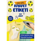 Kıyafet Etiketi - Okul Kıyafetlerine Kişiye Özel 30 Saniyede Kolay Uygulama Yıkanabilir -Fenerbahçe - Çok Renkli - Kumaş Etiketi - 40x13mm