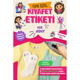 Kıyafet Etiketi - Okul Kıyafetlerine Kişiye Özel 30 Saniyede Kolay Uygulama Yıkanabilir -Gabby - Çok Renkli - 40x13mm - Kumaş Etiketi