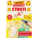 Kıyafet Etiketi - Okul Kıyafetlerine Kişiye Özel 30 Saniyede Kolay Uygulama Yıkanabilir -Galatasaray - Çok Renkli - Kumaş Etiketi - 40x13mm