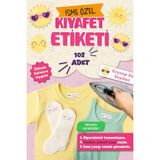 Kıyafet Etiketi - Okul Kıyafetlerine Kişiye Özel 30 Saniyede Kolay Uygulama Yıkanabilir -Güne� - Çok Renkli