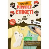 Kıyafet Etiketi - Okul Kıyafetlerine Kişiye Özel 30 Saniyede Kolay Uygulama Yıkanabilir - Harry - Çok Renkli - Kumaş Etiketi - 40x13mm