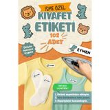 Kıyafet Etiketi - Okul Kıyafetlerine Kişiye Özel 30 Saniyede Kolay Uygulama Yıkanabilir Hayvan Figür - Çok Renkli - Kumaş Etiketi - 40x13mm