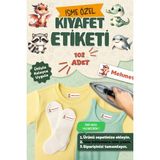 Kıyafet Etiketi - Okul Kıyafetlerine Kişiye Özel 30 Saniyede Kolay Uygulama Yıkanabilir - Hayvanlar2 - Çok Renkli - Kumaş Etiketi - 40x13mm